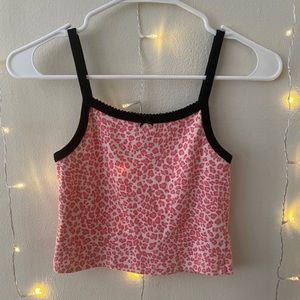 Brandy Melville Leopard Print Tank Top